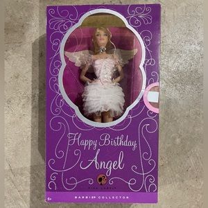 2008 Barbie Pink Label "Happy Birthday, Angel" Doll~Musical Stand